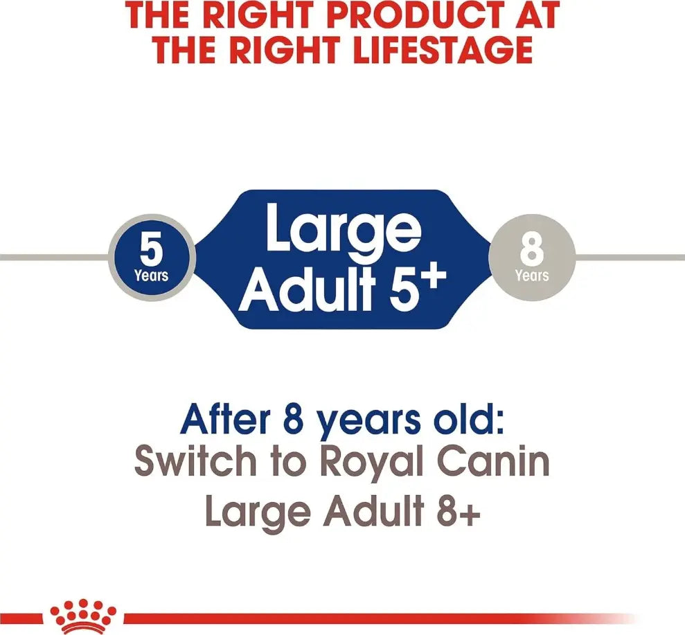 Nutritious Vegetable Flavor Large Adult Dog Food 30 lb, Supports Aging Canines -  Royal Canin